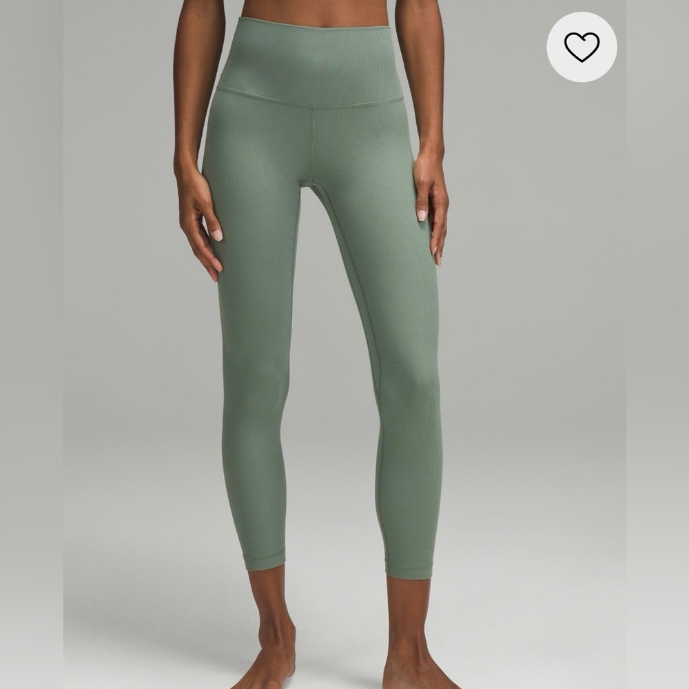 New Lululemon Wunder Train Ribbed HR Tight 25”